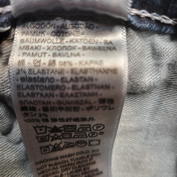 Levis 559 Jeans Mens 34x29 Blue Relaxed Straight Stretch Wash Denim Zip Fly - Picture 4 of 10